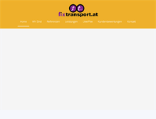 Tablet Screenshot of fixtransport.at